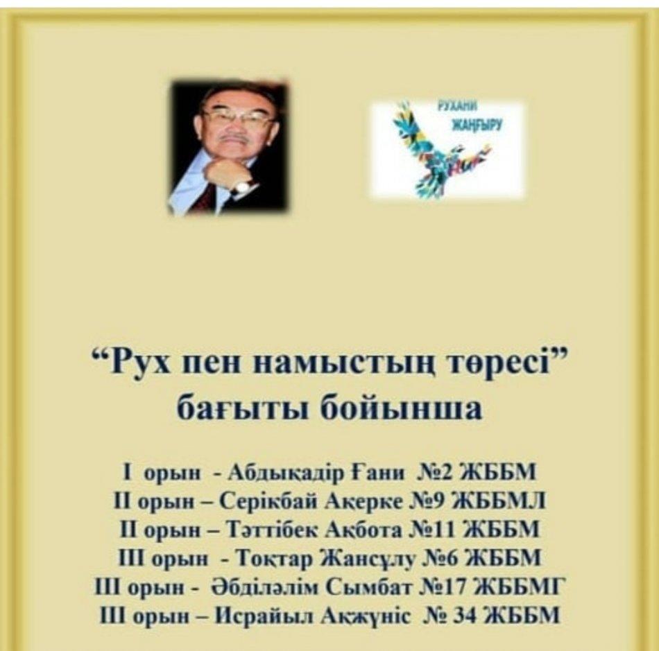 "V-Шерхан оқулары" байқауы