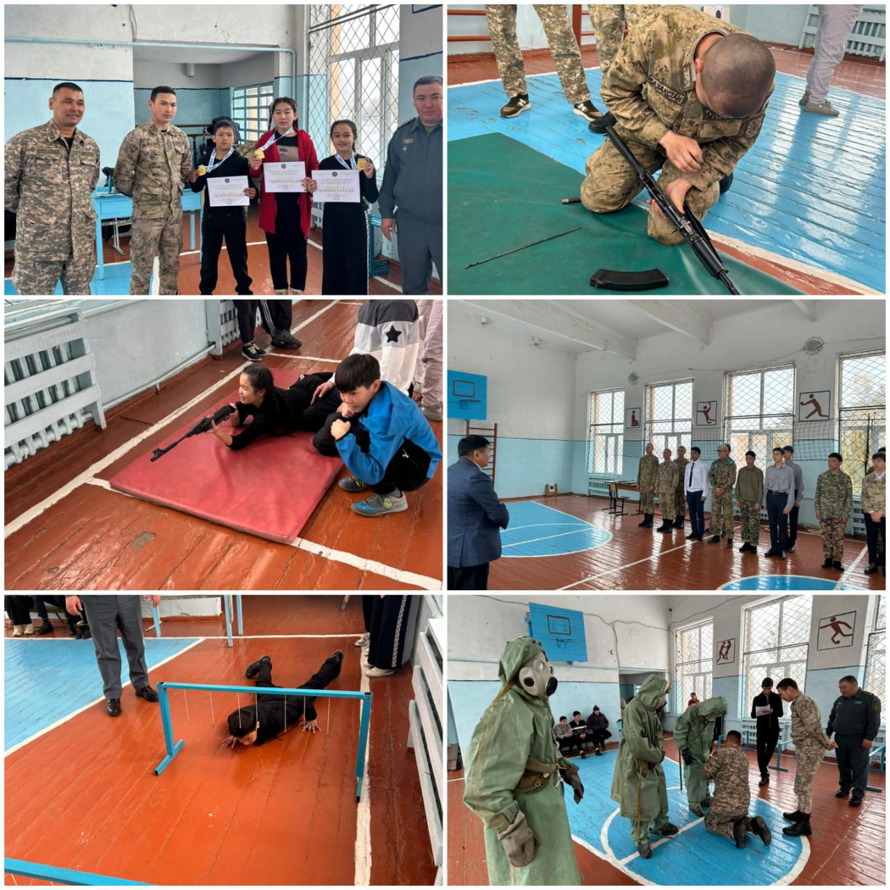 «Жас сарбаз» тақырыбында әскери спорттық ойындар өткізу.