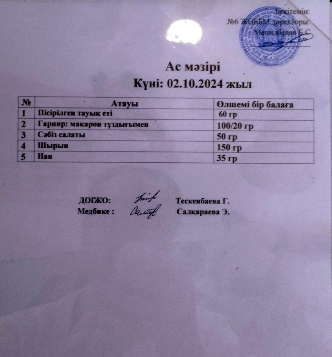 ас мәзірі